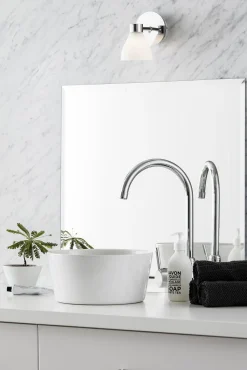 CASSIS Kinkiet 1L Chrom/Opal IP44