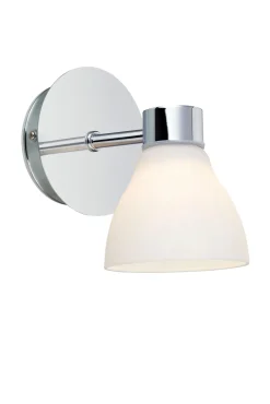 CASSIS Kinkiet 1L Chrom/Opal IP44