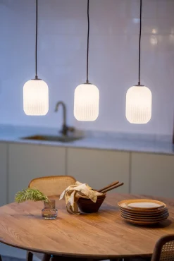 CAVA Pendant 3L Straight Black/White (108563) Markslojd