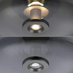 Ściemnialna lampa na sufit PURE VITRUM SZARY (6083-15) - Paul Neuhaus