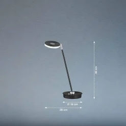 Ściemnialna lampa stołowa Dent (50614) - Fischer&Honsel