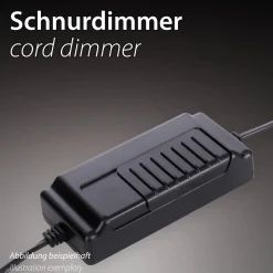 Ściemnialna lampa stołowa POSH SZARA (15697-15) - Paul Neuhaus