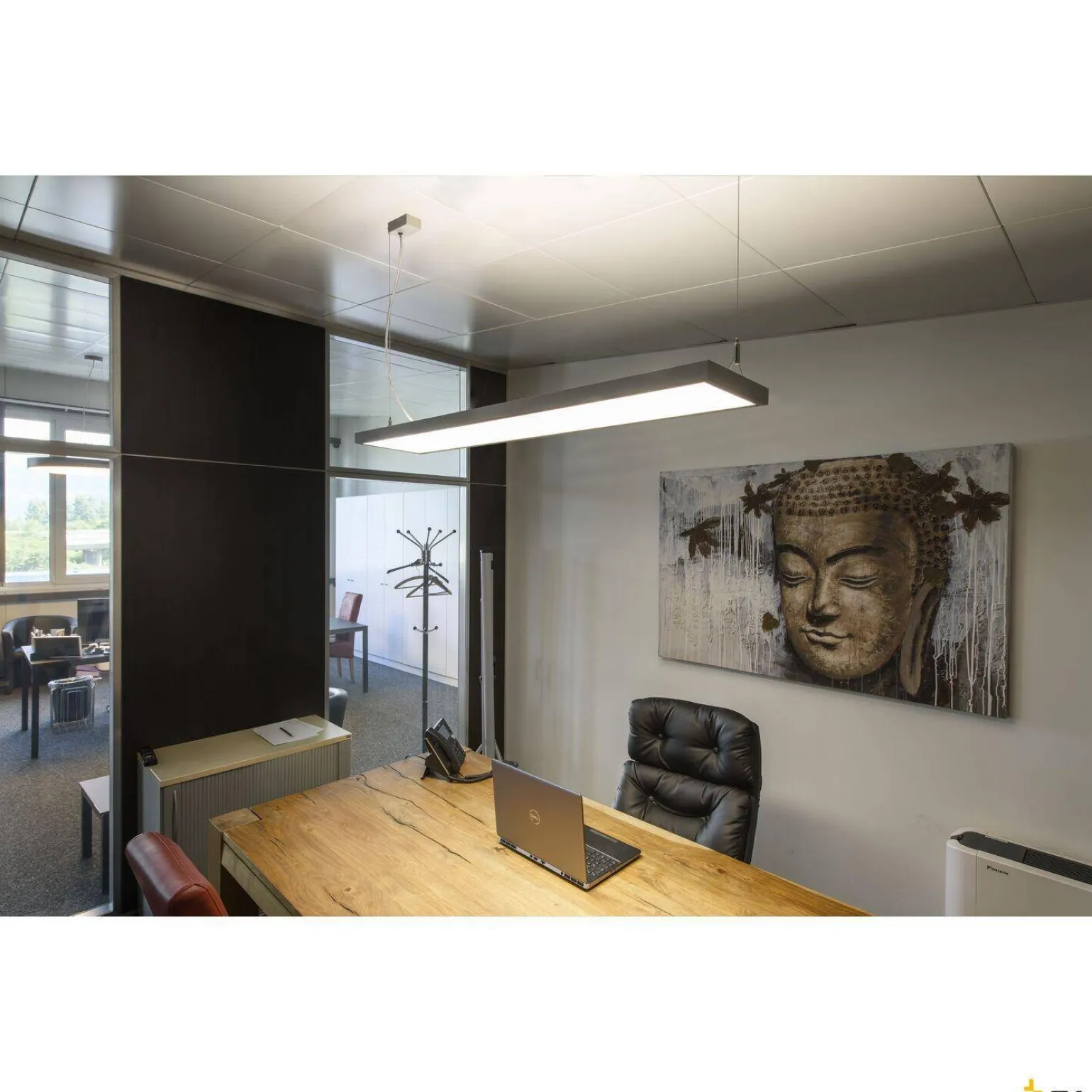 Ściemnialna lampa wisząca WORKLIGHT PRO 120 DALI, Touch, szara (1007470) - SLV