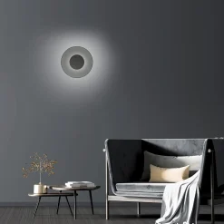 Ściemnialny kinkiet PURE MOON SZARY (9594-15) - Paul Neuhaus