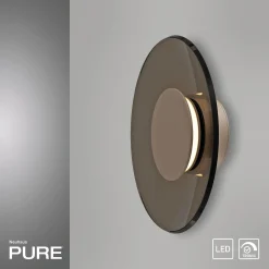 Ściemnialny kinkiet PURE MOON BRĄZOWY (9594-97) - Paul Neuhaus