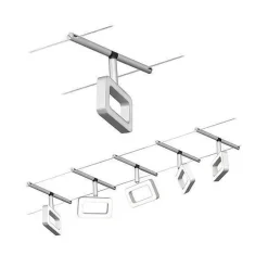 Corduo System linkowy DC Frame 5x4,8W Chr mat /Chrom 230V/12V DC 60VA twszt 3000K (PL94481) - Paulmann
