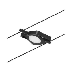 Corduo System linkowy Spot MacLED 4,5W Cz mat/Chrom 12V DC twszt 3000K (PL94425) - Paulmann