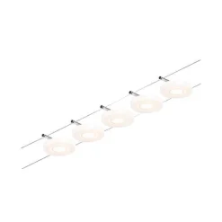 Corduo System linkowy zest DiscLED 5x4,5W Chrom-mat/Chrom 12V DC 60VA twszt 3000K (PL94426) - Paulmann