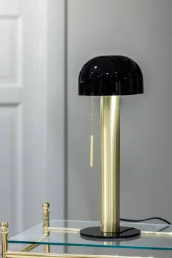 COSTA Table 1L Black/Brushed brass (108576) Markslojd