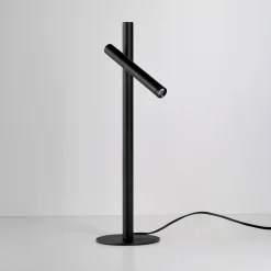 Czarna lampa stołowa z wyłącznikiem dotykowym TROST TABLE BK (AZ6801) Azzardo