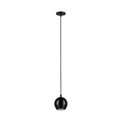 Czarna lampa wisząca przy lustrze w łazience IP44 (PL76992) - PAULMANN