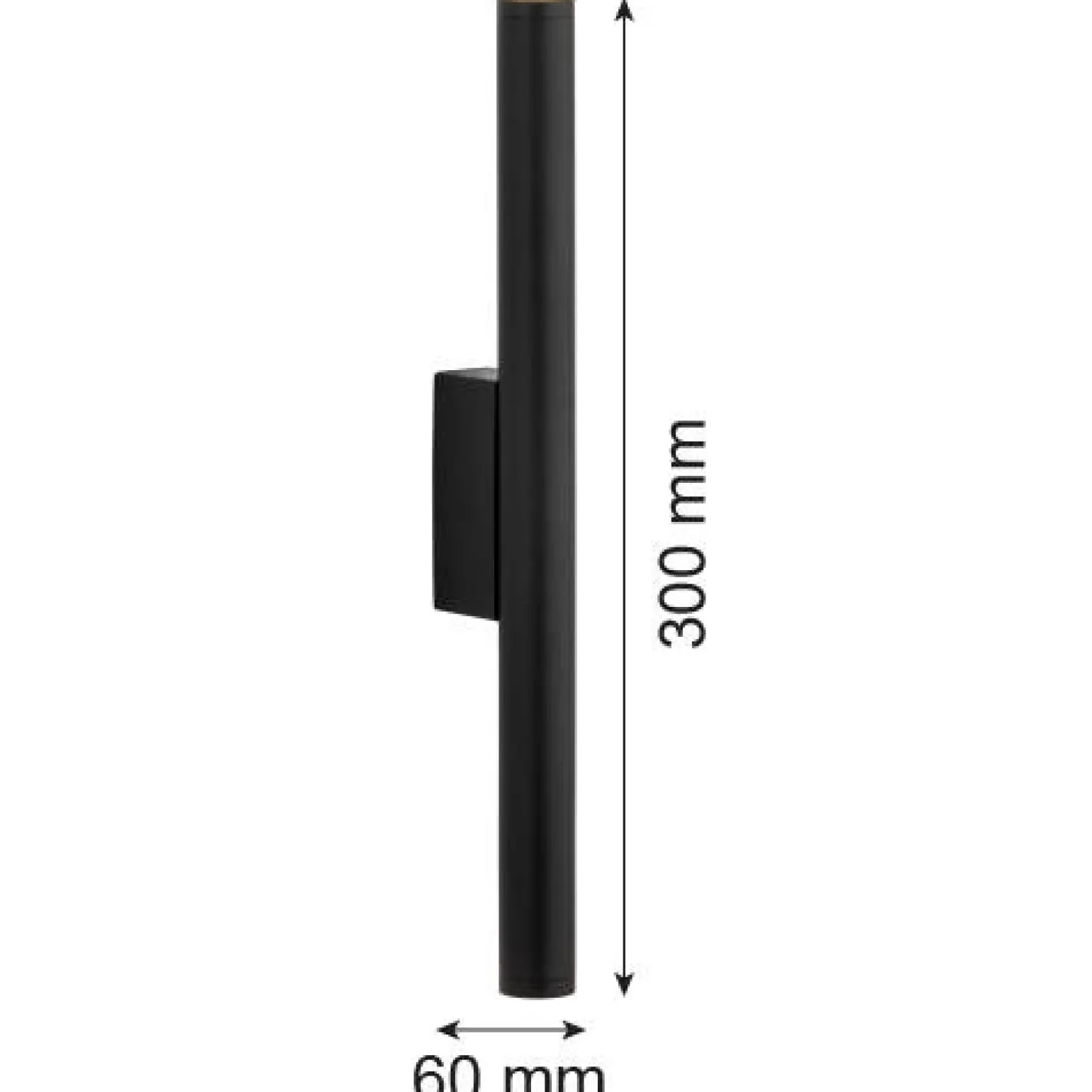 Czarny kinkiet GRECO (7222) - Argon