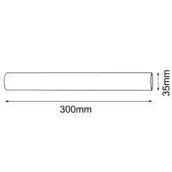 Łącznik 30 do systemu modułowego Mafra - Czarny (300 mm) (5105) - Shilo