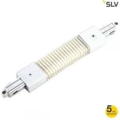 Łącznik giętki do szyna 1f., biała