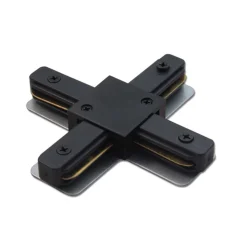 Łącznik krzyżowy szynoprzewodu natynkowego 1F 230V - Czarny (6335) - Brosline