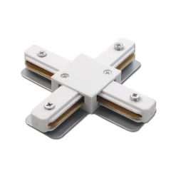 Łącznik krzyżowy szynoprzewodu natynkowego 1F 230V - Biały (6336) - Brosline