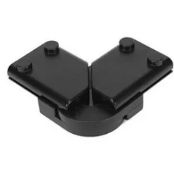 Łącznik L szynoprzewodu magnetycznego Komatsu Slim - Czarny (6043) - Shilo