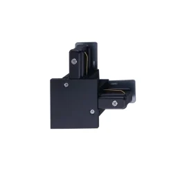 Łącznik L szynoprzewodu podtynkowego 1F 230V - Czarny (6345) - Brosline