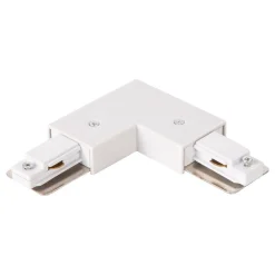 Łącznik L Track Biały 1-Obwodowy + zasilanie centralne (ML0717) - Milagro