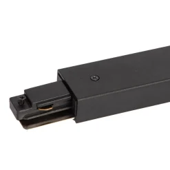 Łącznik Prosty Track Czarny 1-Obwodowy + zasilanie centralne (ML0714) - Milagro