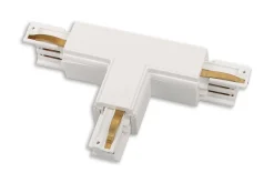 Łącznik "T" DOBAC TRACK lewy biały (MHT1-T/L-WH) - Maxlight