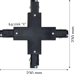 Łącznik typu "X" T-RACK (8041) - Argon