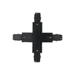 Łącznik X do szyn 3F czarny (TRA-X-BK) - Yaskr