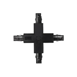 Łącznik X do szyn 3F czarny (TRA-X-BK) - Yaskr