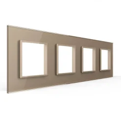 Czterokrotna złota ramka szklana (GPF-4-63) LIVOLO