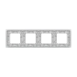 Czterokrotna złota ramka szklana (GPF-4-63) LIVOLO