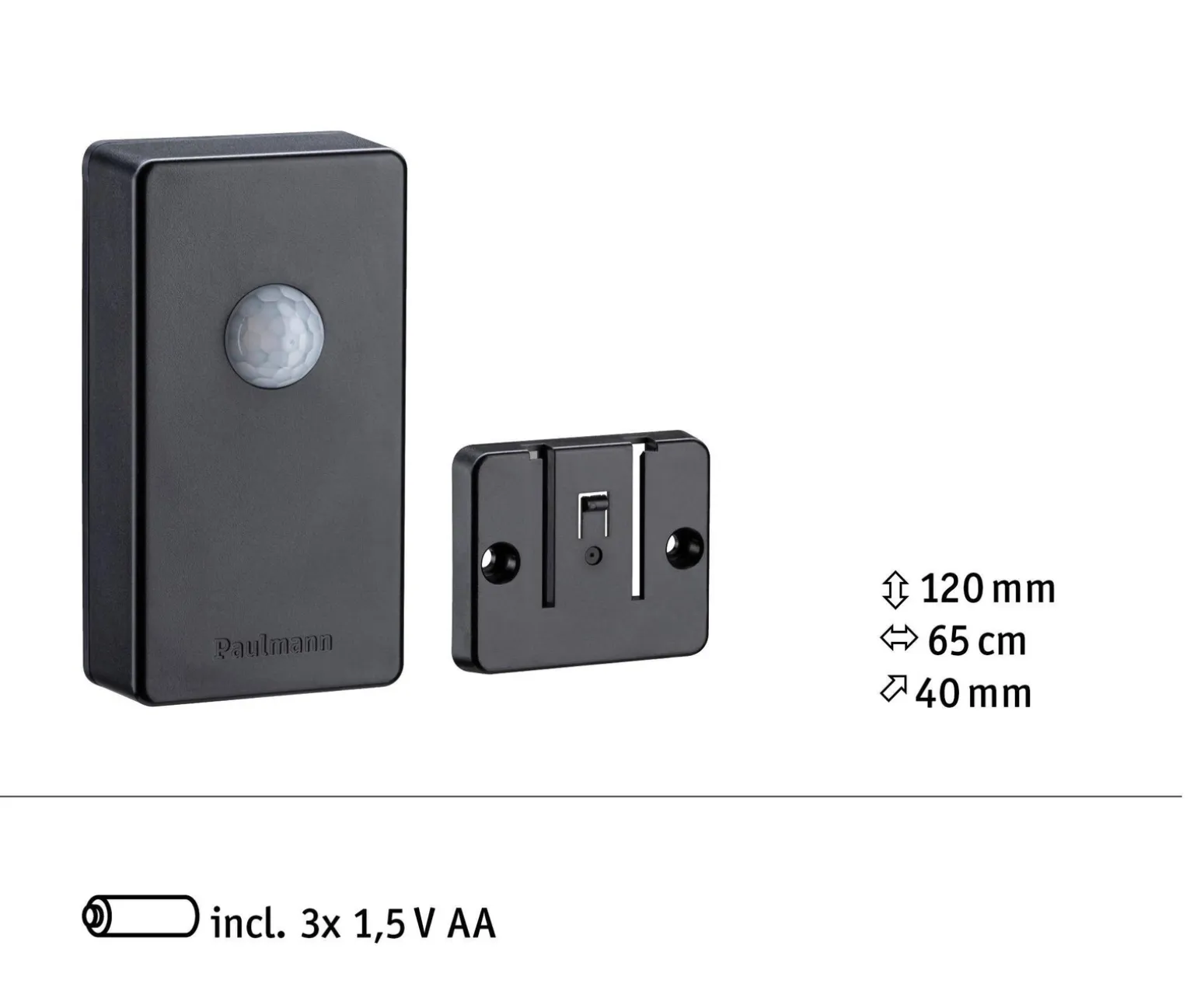 Czujnik zmierzchu Plug & Shine SH Zigbee max.150W IP44 24V czarny / tworzywo sztuczne (PL50136) - PAULMANN