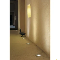 DASAR 70, lampa podłogowa wpuszczana outdoor, QPAR51, IP67, kwadratowa, stal nierdzewna 304, maks. 35W (229374) - SLV