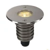DASAR® 920, wysokonapięciowa lampa podłogowa wpuszczana LED outdoor, LED, 3000K, IP67, okrągła, osłona ze stali nierdzewnej szczotkowanej, 230V, 5,6W (233520) - SLV