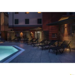 DASAR FLAT 80, lampa podłogowa wpuszczana outdoor, LED, 3000K, IP67, okrągła, stal nierdzewna szczotkowana, 4,3W (228412) - SLV