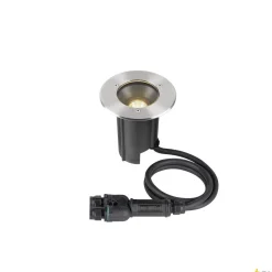 DASAR® M, lampa gruntowa do wbudowania, okrągła pokrywa, łącznie z zasilaczem DALI ze stali nierdzewnej (1007810) - SLV