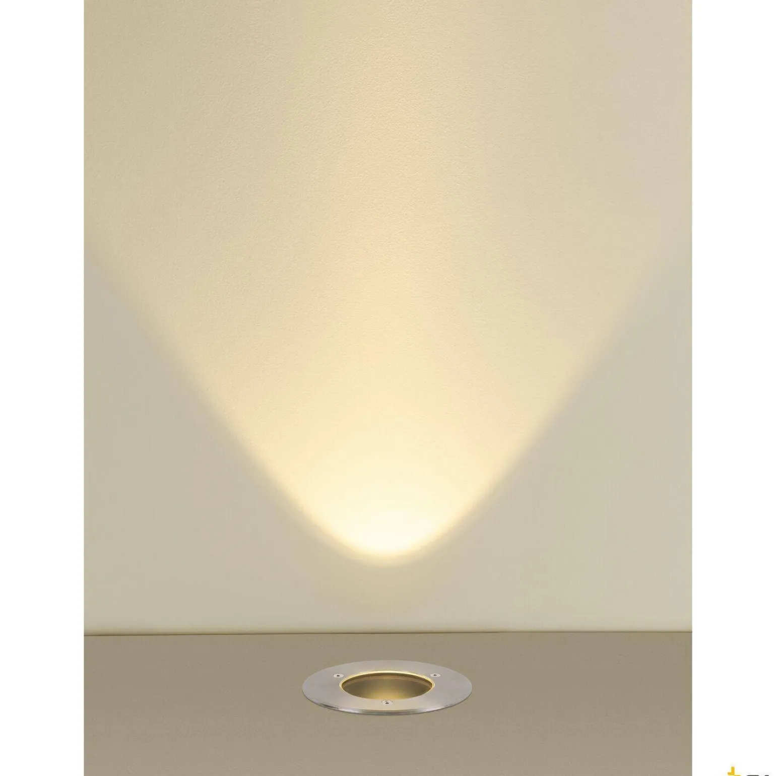 DASAR® M, lampa gruntowa do wbudowania, okrągła pokrywa, łącznie z zasilaczem DALI ze stali nierdzewnej (1007810) - SLV