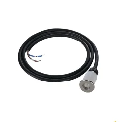 DASAR MINI 37, lampa podłogowa wpuszczana outdoor, LED, 3000K, IP67, okrągła, stal nierdzewna szczotkowana, 12-24V, 2W (233540) - SLV