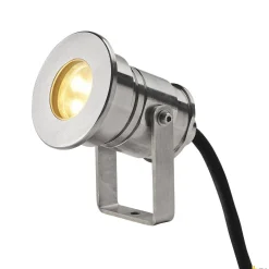 DASAR PROJEKTOR, reflektor outdoor, LED, 3000K, IP67, stal nierdzewna 316, 230V, 6W (233571) - SLV