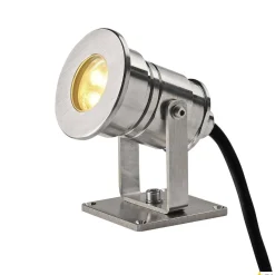 DASAR PROJEKTOR, reflektor outdoor, LED, 3000K, IP68, stal nierdzewna 316, 12-24V, 7W (233570) - SLV