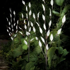 DEKORACJA ZEWNĘTRZNA SOLARNA LED DRZEWKO ZESTAW 3 SZT (SW-5009) - Zuma Line