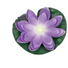 DEKORACJA ZEWNĘTRZNA SOLARNA LED KWIAT LOTOSU FIOLETOWY/PURPLE (SW-5033-P) - Zuma Line