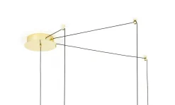 Dekoracyjna lampa wisząca MIKADO S złota (MSE1501100487) - Moosee