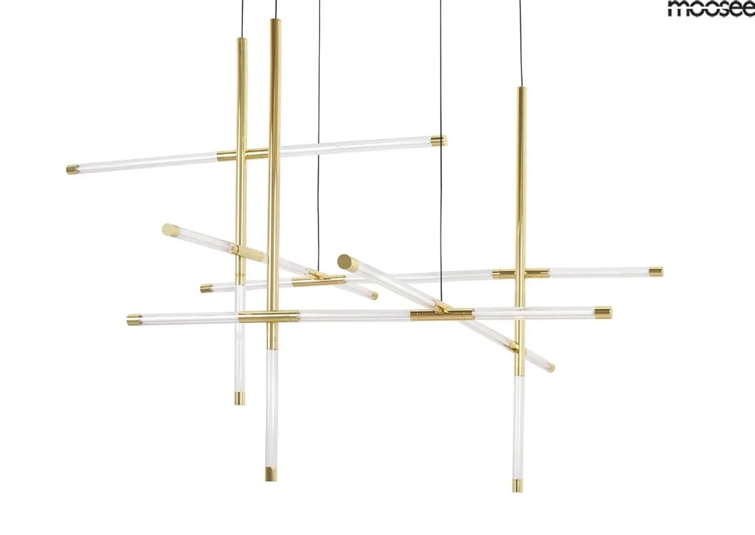 Dekoracyjna lampa wisząca MIKADO M złota (MSE1501100488) - Moosee