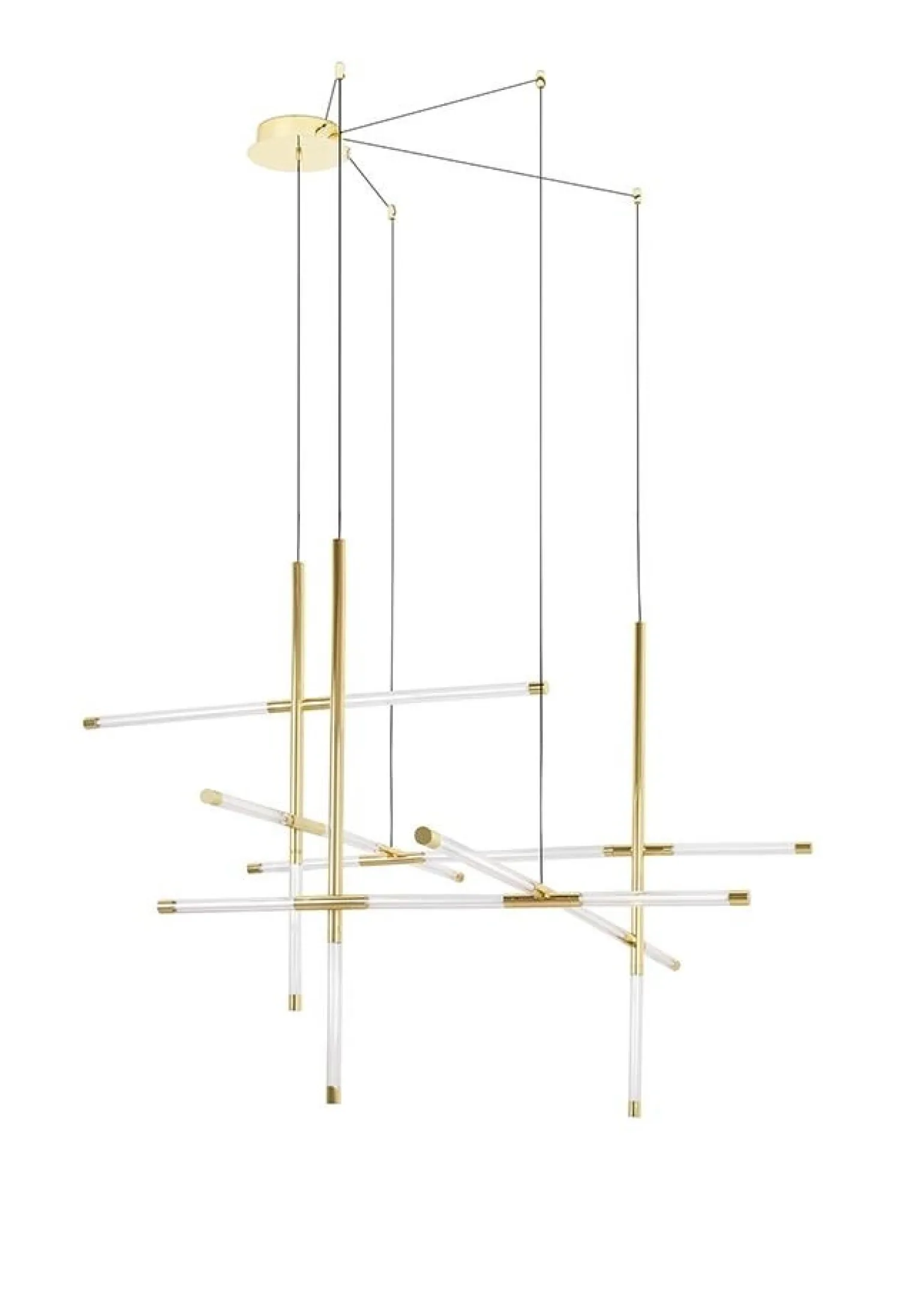 Dekoracyjna lampa wisząca MIKADO M złota (MSE1501100488) - Moosee