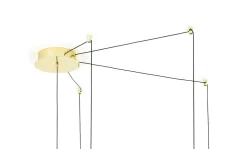 Dekoracyjna lampa wisząca MIKADO M złota (MSE1501100488) - Moosee