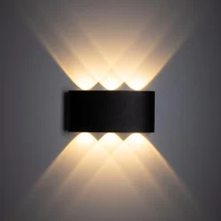 Dekoracyjny kinkiet na elewację ARROW BLACK LED IP 54(18181) - TK Lighting