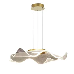 Designerska lampa wisząca do salonu LARGO 16W LED (ML1042) - Milagro