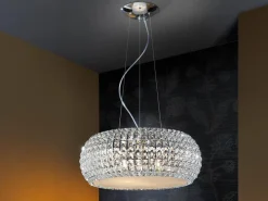 Diamond lampa wisząca duża 9L (507514) - Schuller