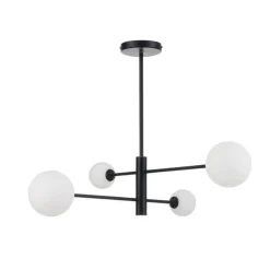 Dorado 4 lampa wisząca czarna (LP-002/4P BK) - Light Prestige