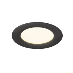 DOWNLIGHT V 100 czarna, osłona płaska czarna (1007477) - SLV